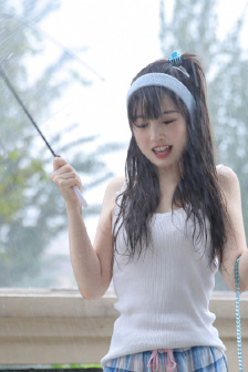 给女儿开泡